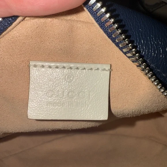 🔥 💯 Gucci Matelasse Leather Torchon GG Marmont Round Bag - Picture 11 of 13